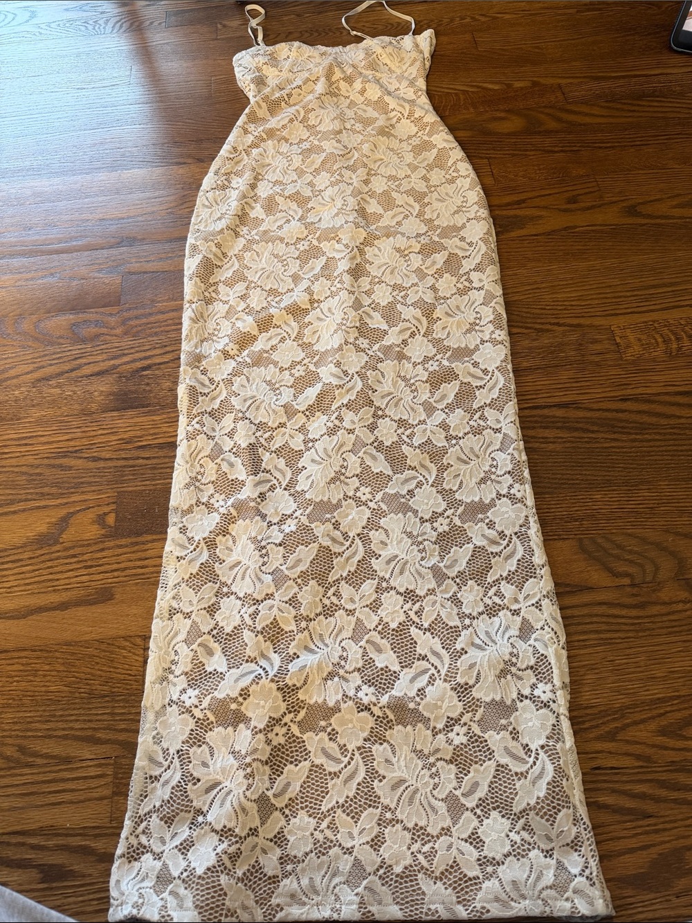 NWT Micas Ivory Lace Slip Dress Size XS
